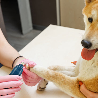 Quiet USB rechargeable dog nail grinder, view 3