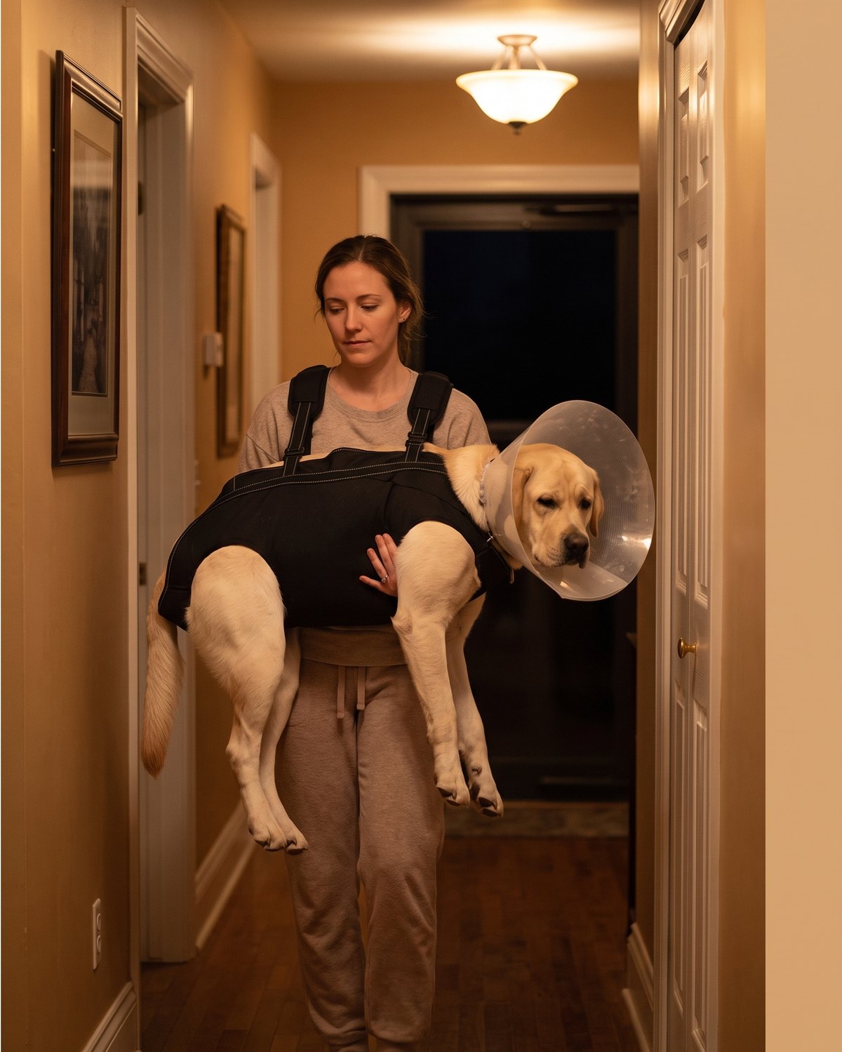 AlongPaws Full-Body Mobility Carrier, recovery week