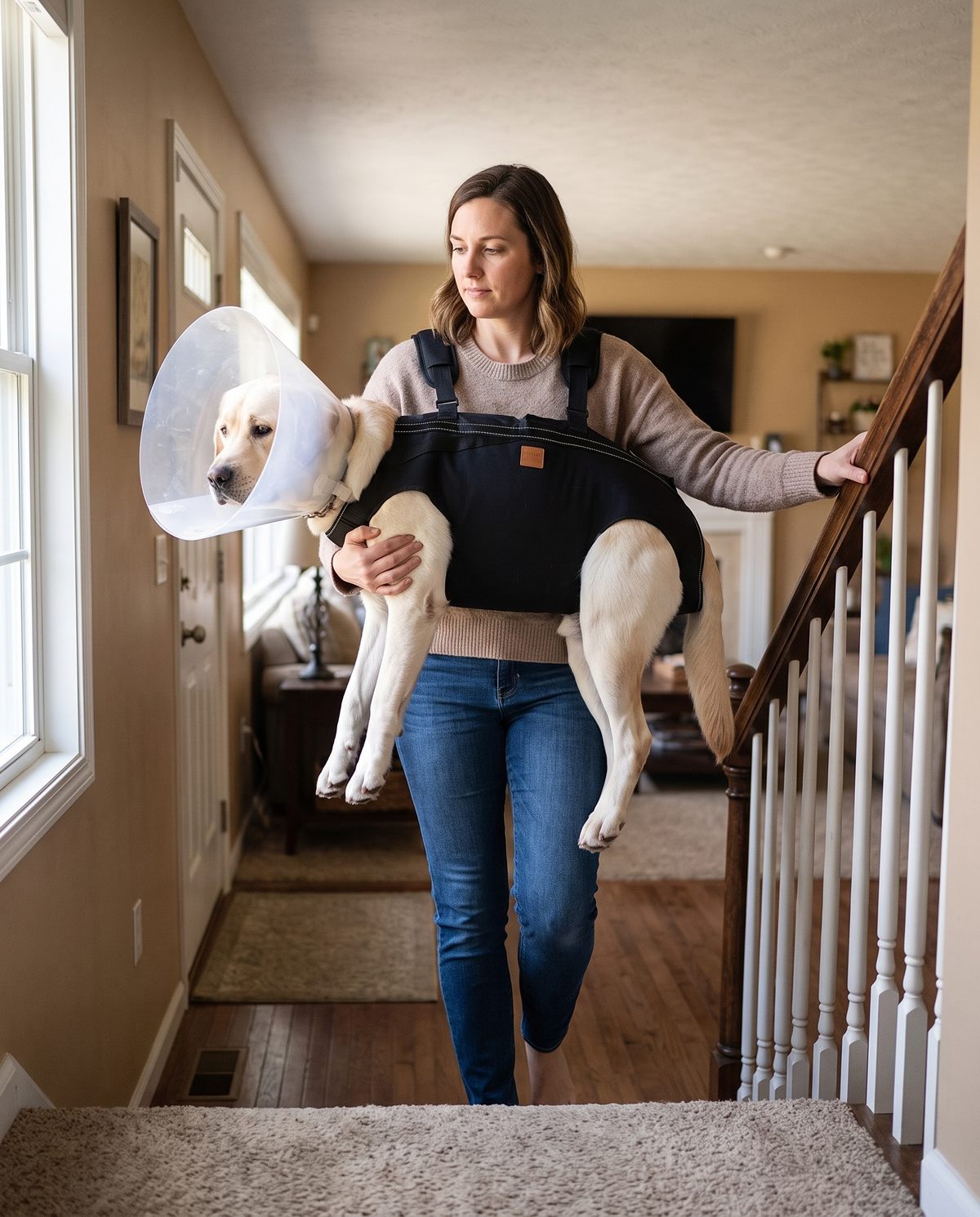 AlongPaws Full-Body Mobility Carrier, recovery week